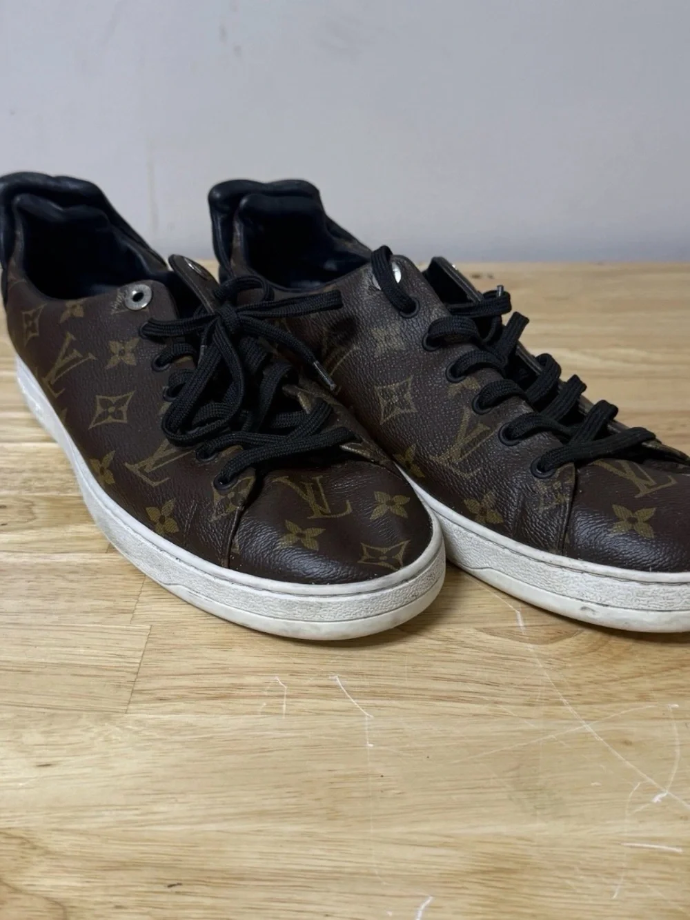 Louis Vuitton Luxembourg Canvas Monogram Sneakers Mens UK 7 US 8